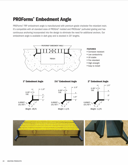 Embedment Angle