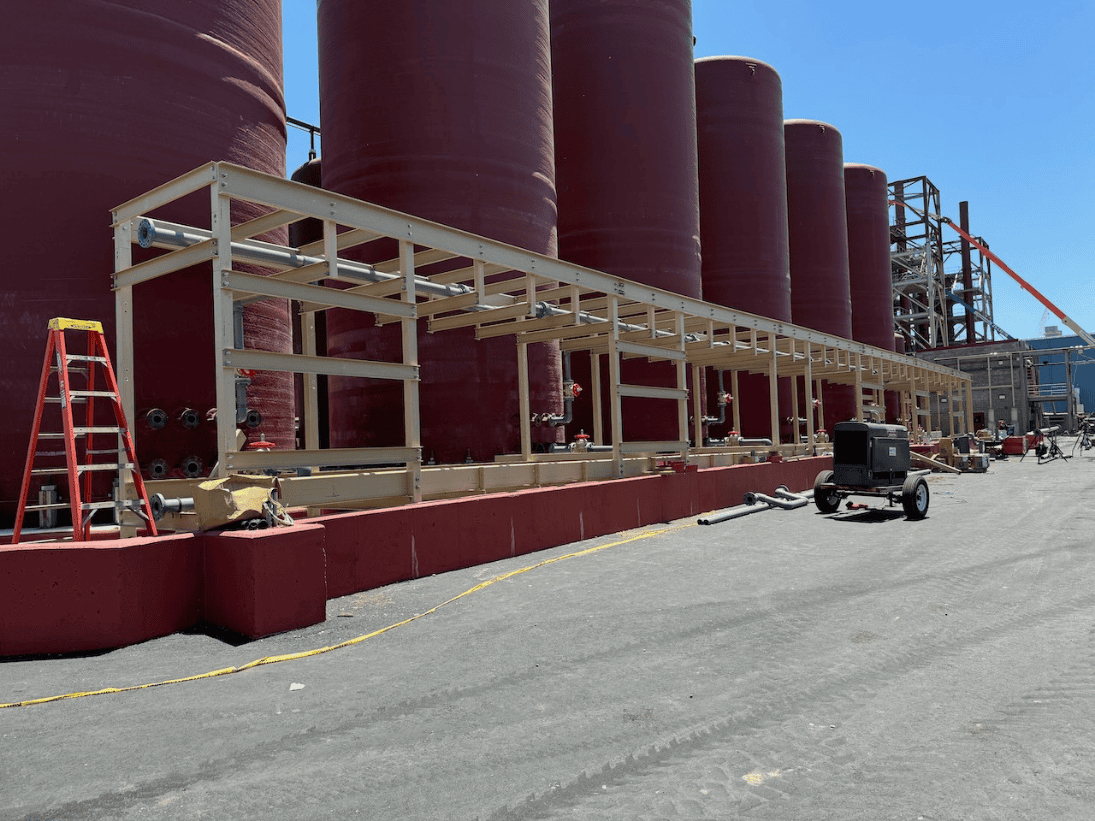 FRP Pipe Rack Feature Project